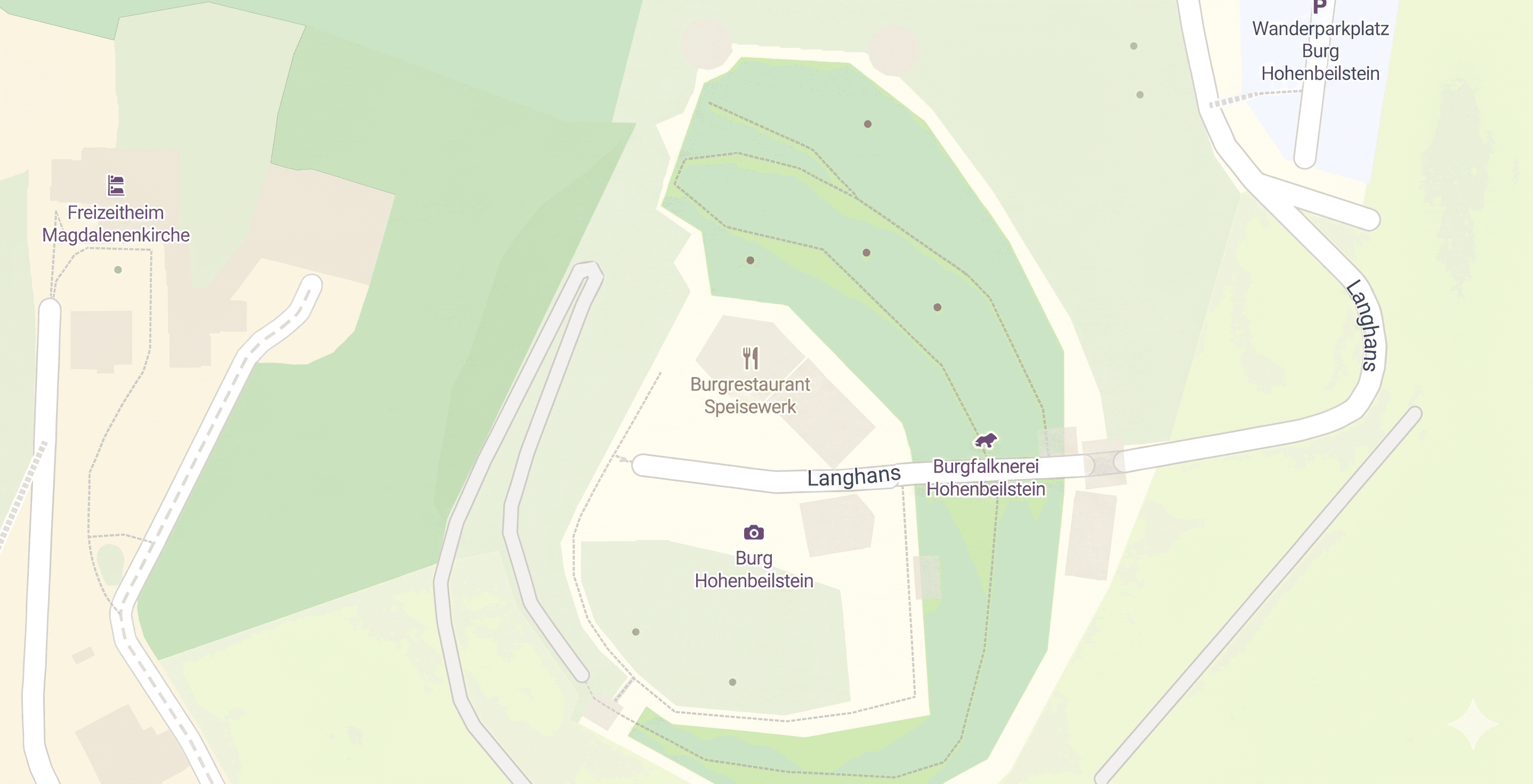 Burgrestaurant Speisewerk auf Google Maps
